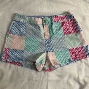 Vineyard Vines Multicolor Patchwork Jean Shorts